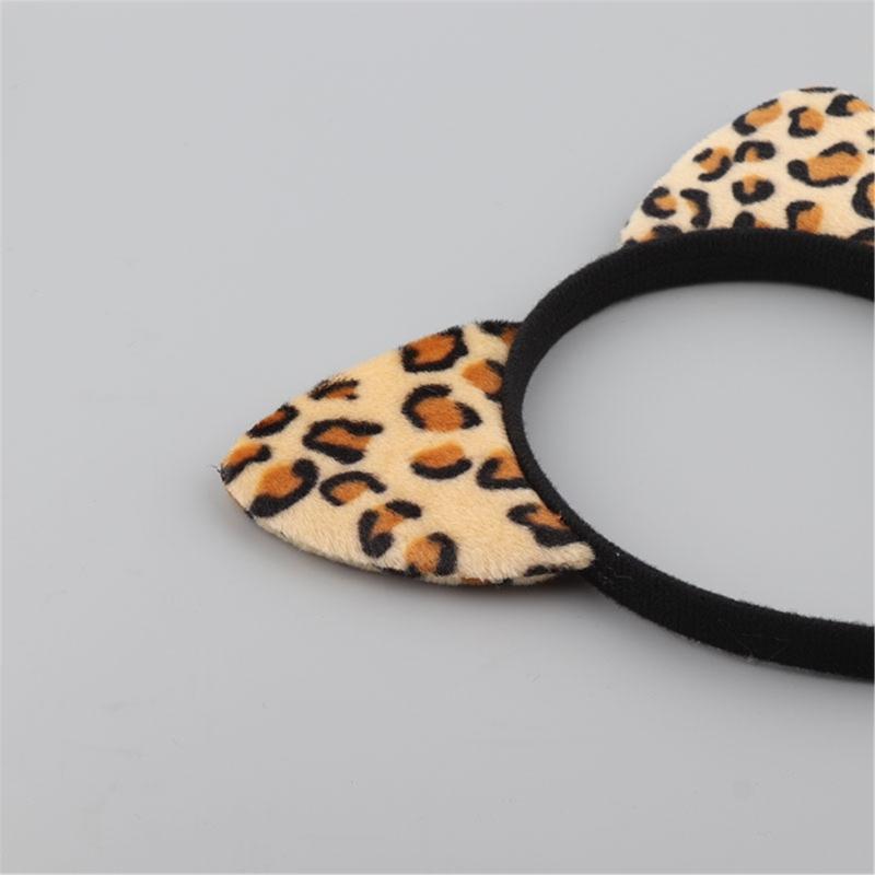 Tiara Orelhas de Gatinho Adereços para Fotos Aro de Cabelo Peludo Faixa de Cabeça Peça de Cabeça para Festa Faixas de Cabeça Divertidas para Festival de Música