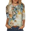 Leaf Butterfly 3d Print Long SleeveT-Shirt Casual Women's Clothing Long Sleeve T-shirt Fashion Casual Oversized Tops Tees Female