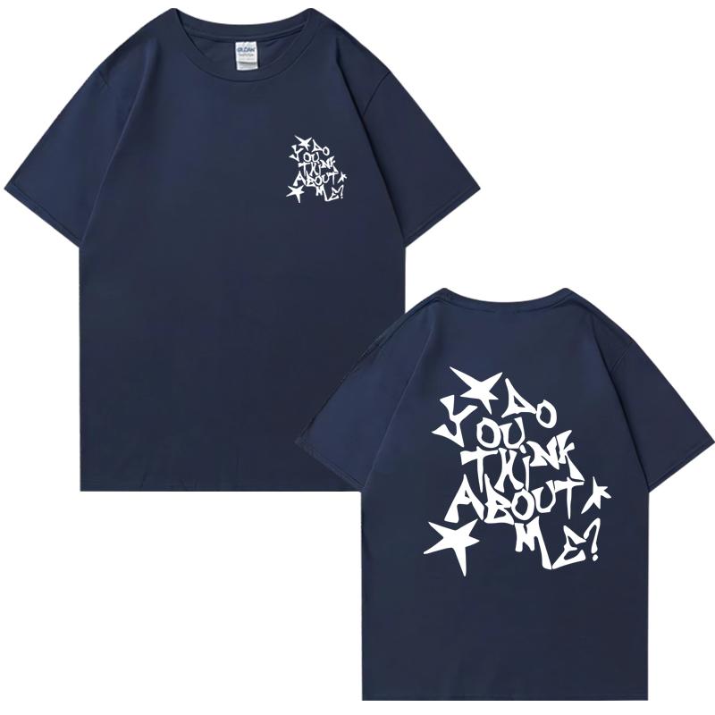 Hot Sale NSQK AOOU THNK ABOUT ME 2025 New Album T Shirt Men Women Fashion Short Sleeve T-shirts Unisex Casual 100% Cotton Tops