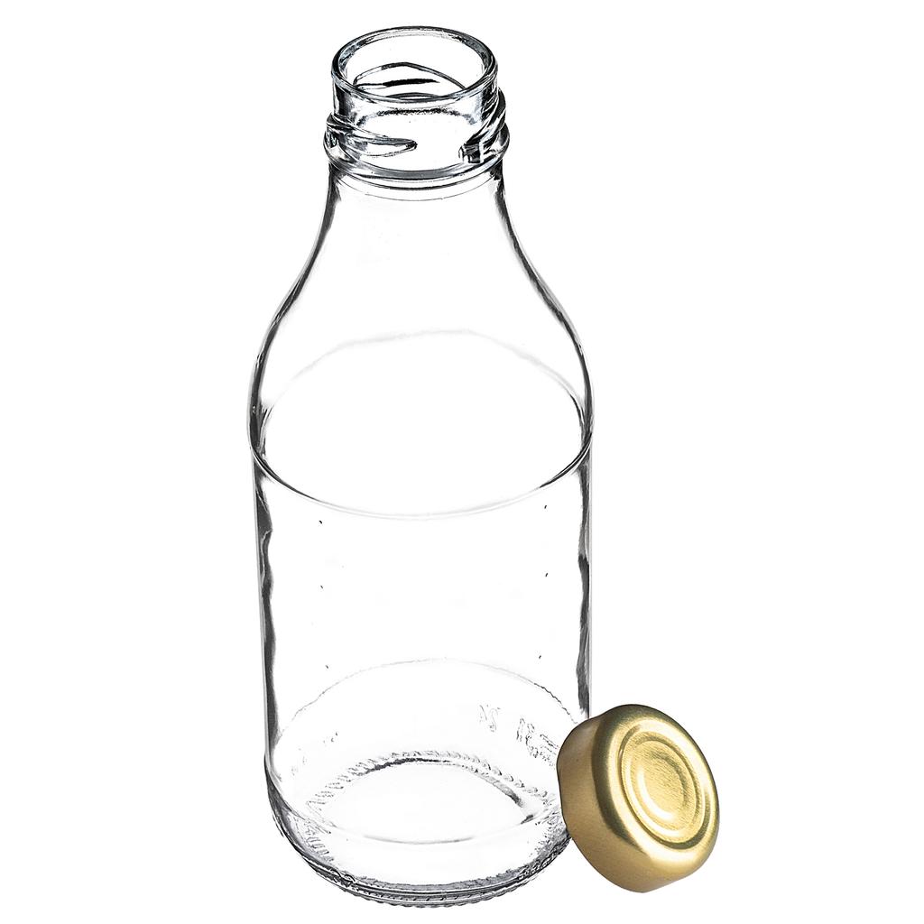 KADAX Glasflasche Saft 330ml Mit Schraubverschluss Für Saft Flaschen Für Säfte Liköre