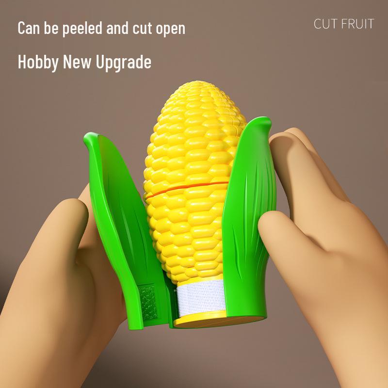 Peelable Pretend Play Fruits & Veggies Set - Fun Kitchen Toy for Children
