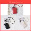 Pu Square Crossbody Bag For Women With Stitching Detail Daily Use