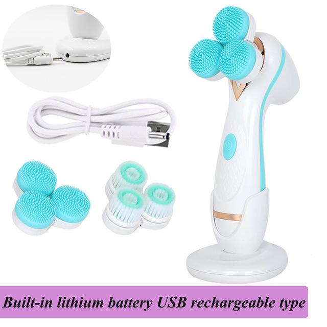 Cleansing Brush Sonic Nu Face Rotating Cleansing Brush Galvanica Facial Spa System Can Deeply Clean Remove Blackheads