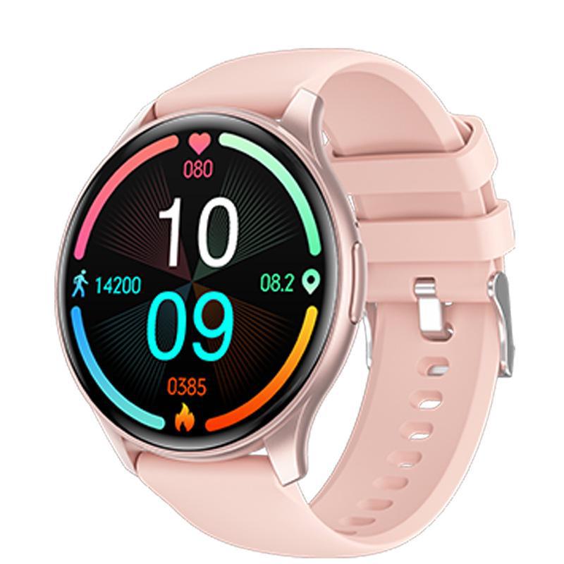 Temu Smartwatch ZW60: Herzfrequenz, Gesundheitsmonitor, Bluetooth-Anruf, runder Bildschirm, Fitnessarmband für Damen