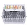 Acrylic Paint Markers 60 Colors Set Professional Pens for Watercolor with Storage Box