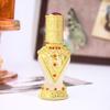 8mL Perfume Bottles Empty Antiqued Metal Refill Bottle Carving Design Arabian Style Essential Oil Bottles Decoration Gifts