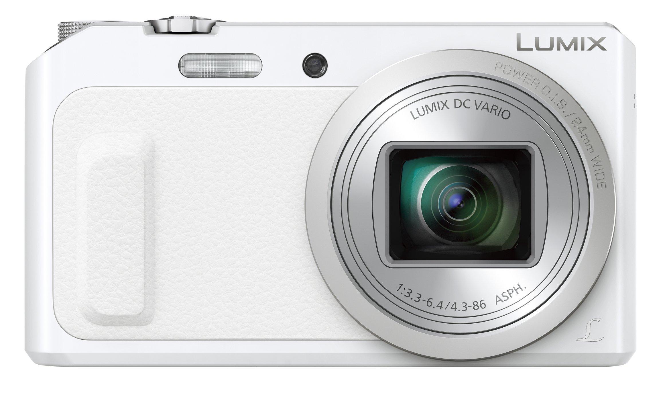 Panasonic LUMIX DMC-TZ57-W Kompaktā digitālā fotokamera