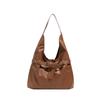 Vintage Leatherlook Tote Bag With Magnetic Closure For Work And Office Use