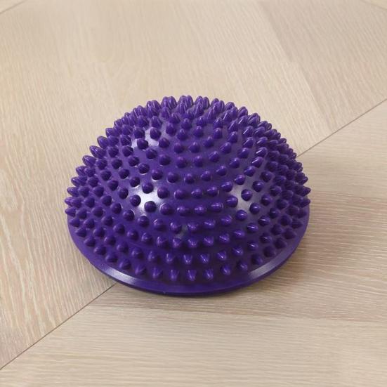 Balance Ball Anti-Slip Thickened Base Hemispheric Massage Design Sensory Development Non-turning Balance Trainer Preschool Balance Activity Toy