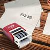 Date Stamp Comes With A Printing Table Reversible Adjustable Chinese And EnglishRubber Stamp Numbers 0-9 Flip Bucket Month, Day, Year