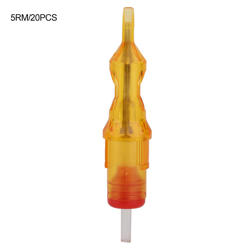 Набор 20 шт Одноразовые картриджные иглы для татуажа бровей Микроблейдинг Игла Серия RM 5RM