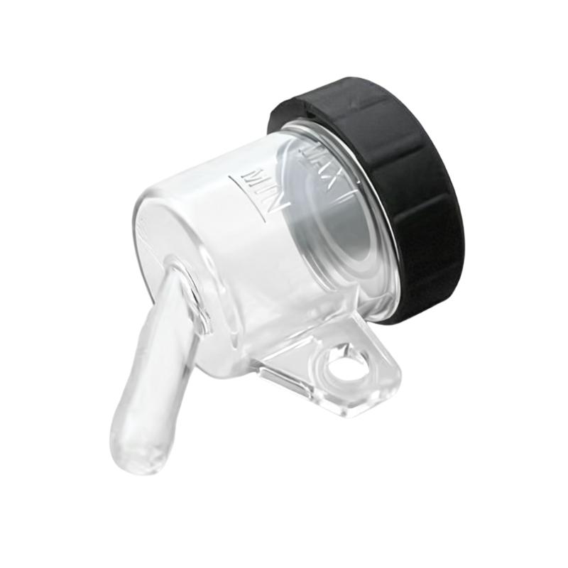 Quality Motorcycle Brake Fluid Reservoir Oil Tank Transparent PC Material Leak Proof For Smooth Braking Performances
