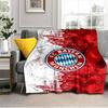 Munich FC Artwork Printed Throws Blanket Soft Flannel Blankets for Couch Bed Gifts for Men Women Picnic Blanket Christmas Gifts