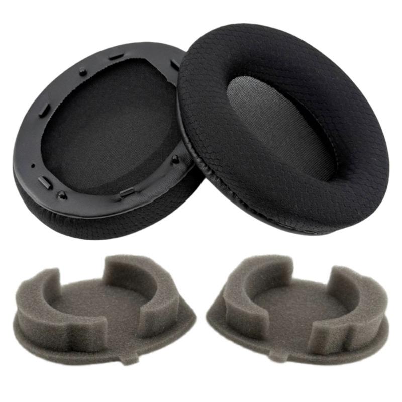 1 Pair Comfortable Ear Cushions Soft Earphone Cover Protective Earpads for WH-1000XM3 Replacement Earmuffs
