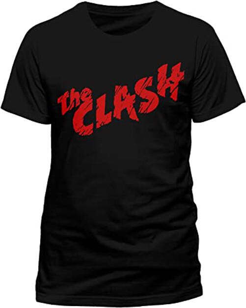The Clash 1st Album Red Logo Unisex Adul Black T-Shirt XXXL