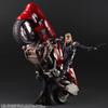Final Fantasy VII Remake PLAY ARTS Kai Roche & Bike SET PVC bemalte bewegliche Figur