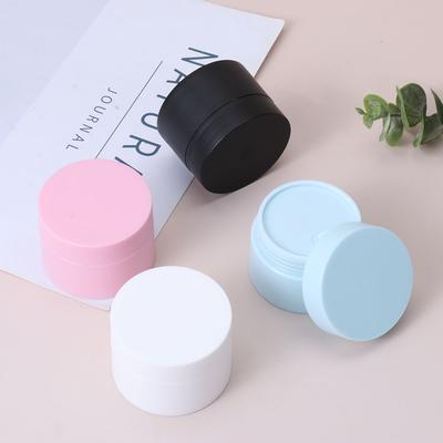 2026 New Hot Makeup Jar Empty Box Refillable Bottle Colorful Plastic Empty Container PP Facial Cream Jar Cosmetic Plastic Box