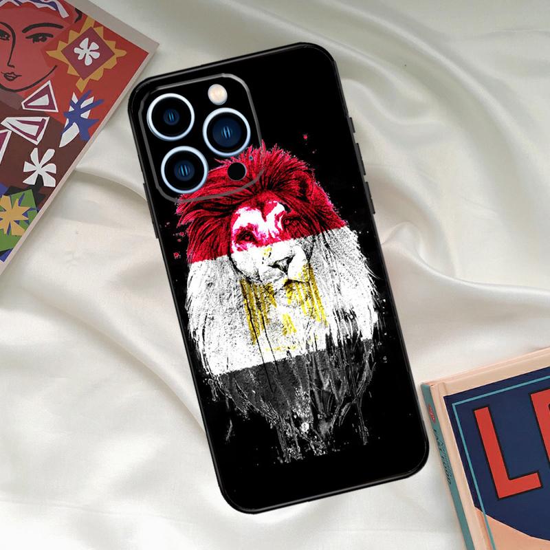 Egypt Flag Phone Case For iPhone 16 15 14 13 12 11 17 Pro Max 15 16 Plus 12 Mini 16e 17 Air Funda Cover