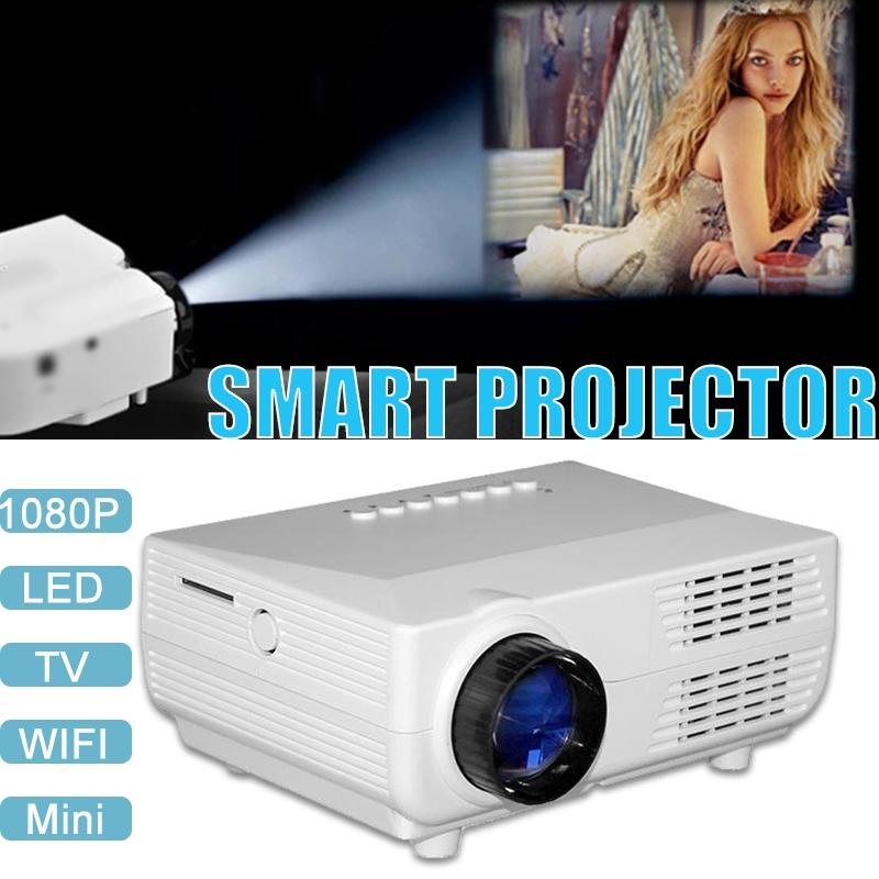 VS311 1080P LED Mini Projector Surport Android/iOS/Windows Full HD Projector Home Theater Projectors Built-in WIfi VGA/HDMI/Data
