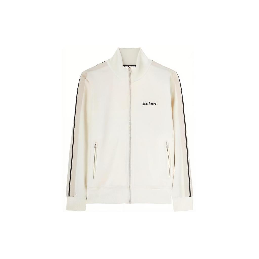 Palm Angels New Classic Track Jacket Butter Men Outerwear Cream PMBD058F23FAB0010410