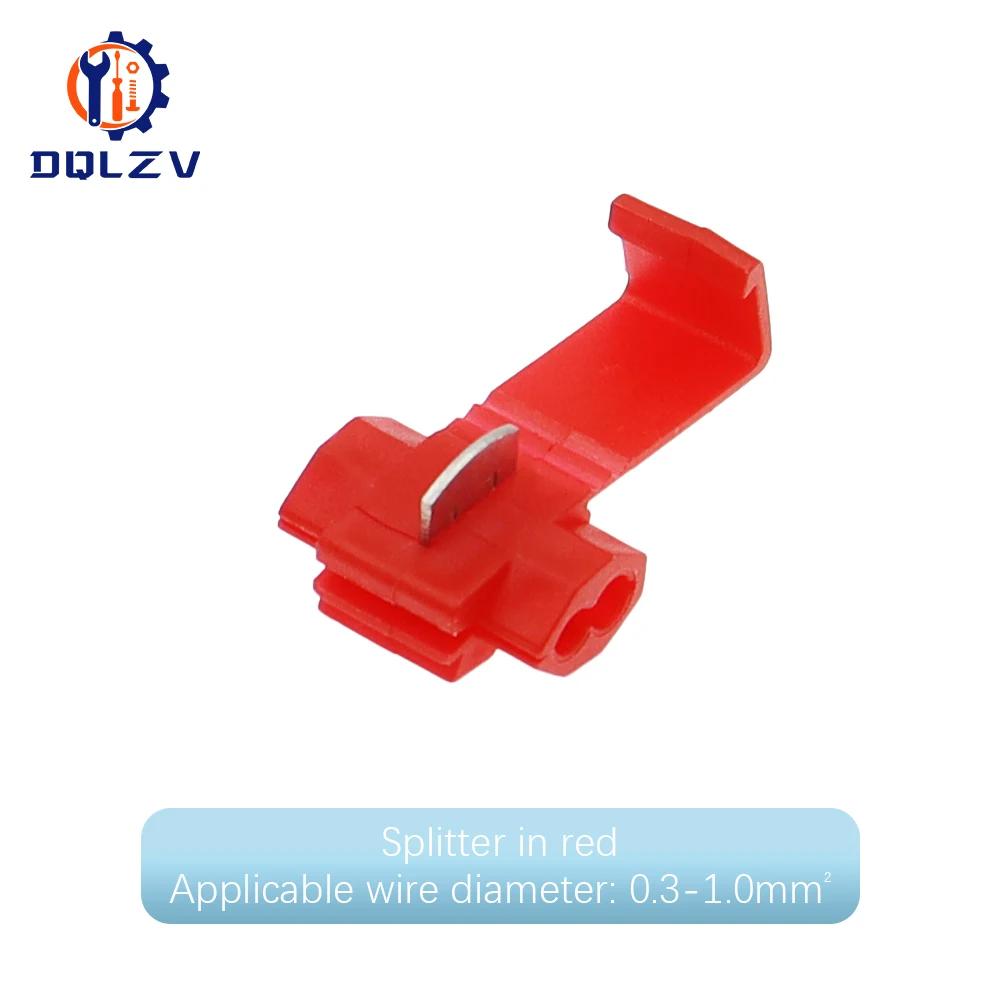 Wire Cable Connectors Scotch Lock Electric Quick Splice Terminals Crimp Non Destructive Without Breaking Line AWG 22-18