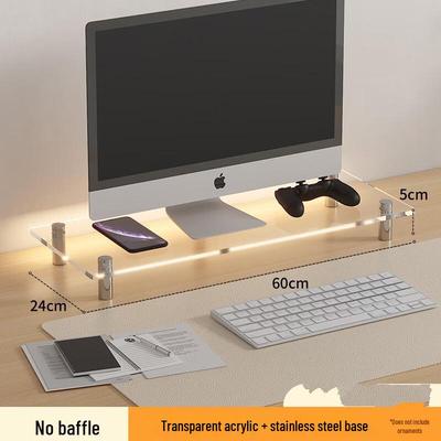 Suporte Wutuo Transparente de Acrílico para Monitor de Mesa