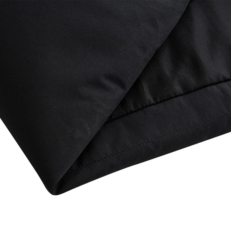 Anta Solid Color Warm Loose Fit Hooded Puffer Jacket Unisex Outerwear Black 172517901-4