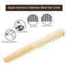 Professional Hair Comb Space Aluminum Stainless Steel Anti  static Comb Beauty Tools