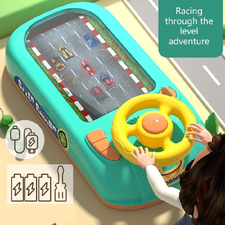 Steering Wheels Toy Driving Simulator Interactive Educational Learning Toy Toddler Simulated Driving Race Car Game