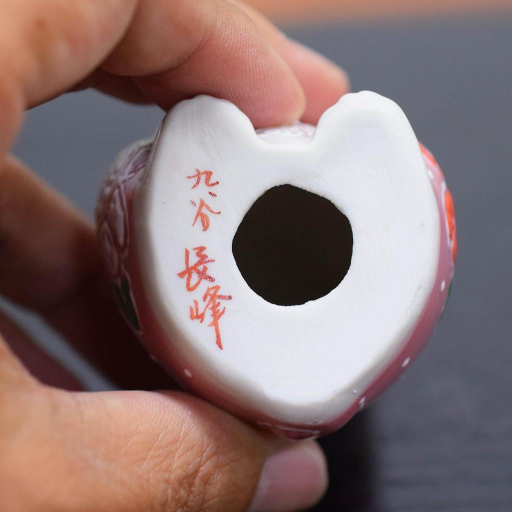 Cute Figurine by Waza no Kutani Praying Feng Good Japanese Home Grand 60th 70th 77th 88th Maneki-neko (Lucky Cat) Kura, Ware, Cat, Momomori, Shui,