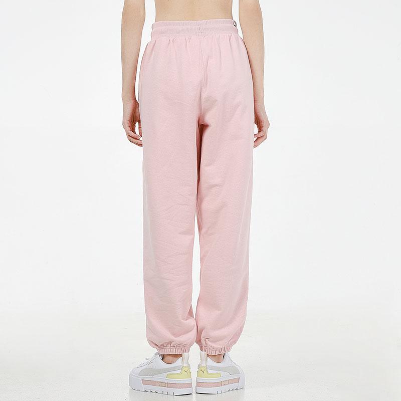 Puma Breathable Running Sports Pants With Elastic Cuffs Women Bottoms Pink 533054-36