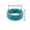 Trendy 3-delige Acryl Kralen Armband Set met Delicate Tinten voor Dames Dagelijkse Ensemble armband voor dames