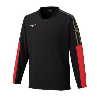 Mizuno Training Wear MC Line Tough Breaker Shirt Water-Repellent Tough Plus Unisex M Black