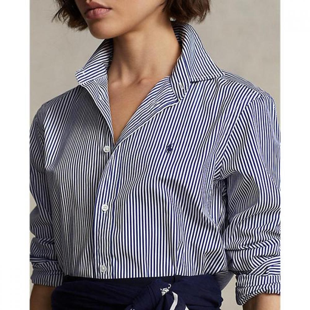 Polo Ralph Lauren Women S Striped Cotton Shirt wmpoShtndo20331100