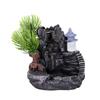 Large Resin Backflow Incense Burner with Mountain Design for Indoor Home Decoration