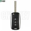 CNSZKEY OEM Flip Folding Key Shell For Dongfeng DFSK 560 580 3 Buttons Brand New Car Remote Control Case With Blade Uncut
