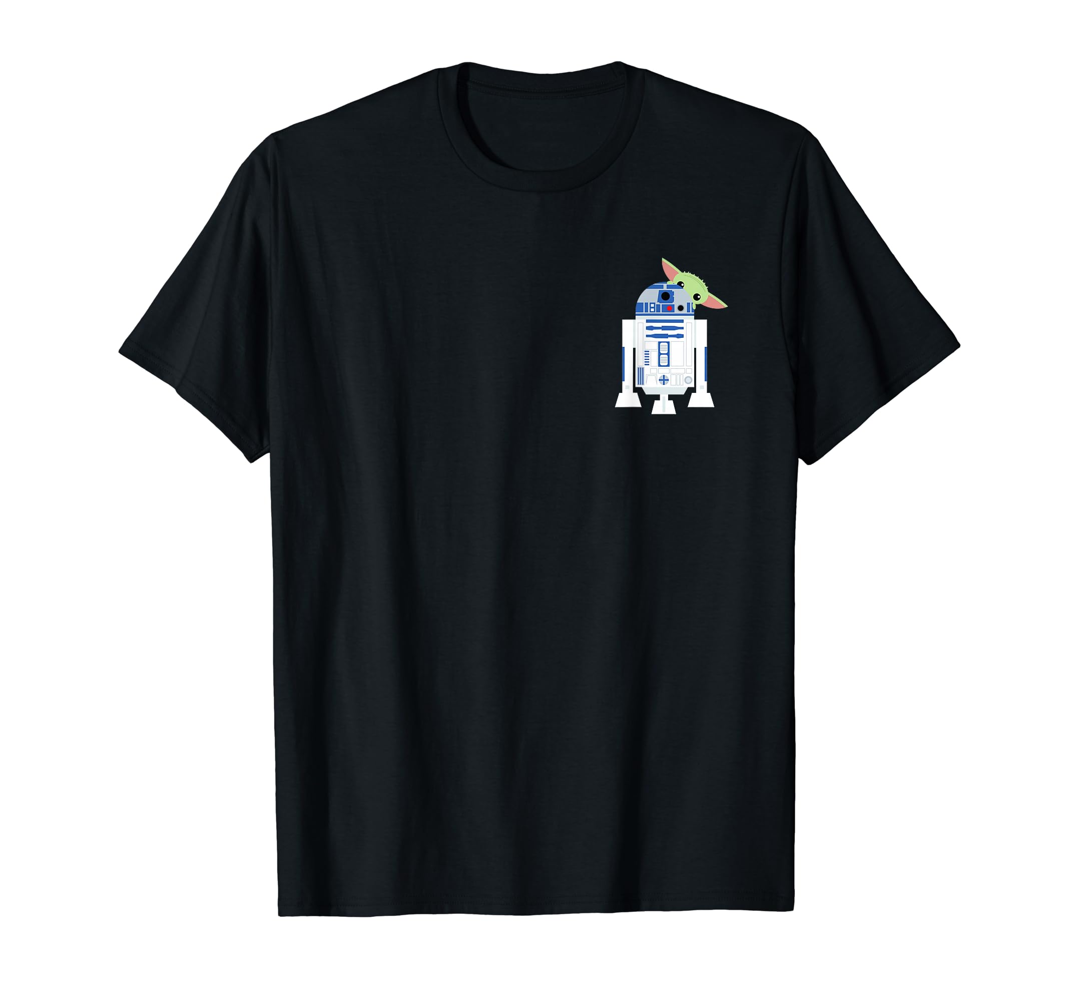 Star Wars Mandalorian R2-D2 and the Child Peekaboo T-Shirt