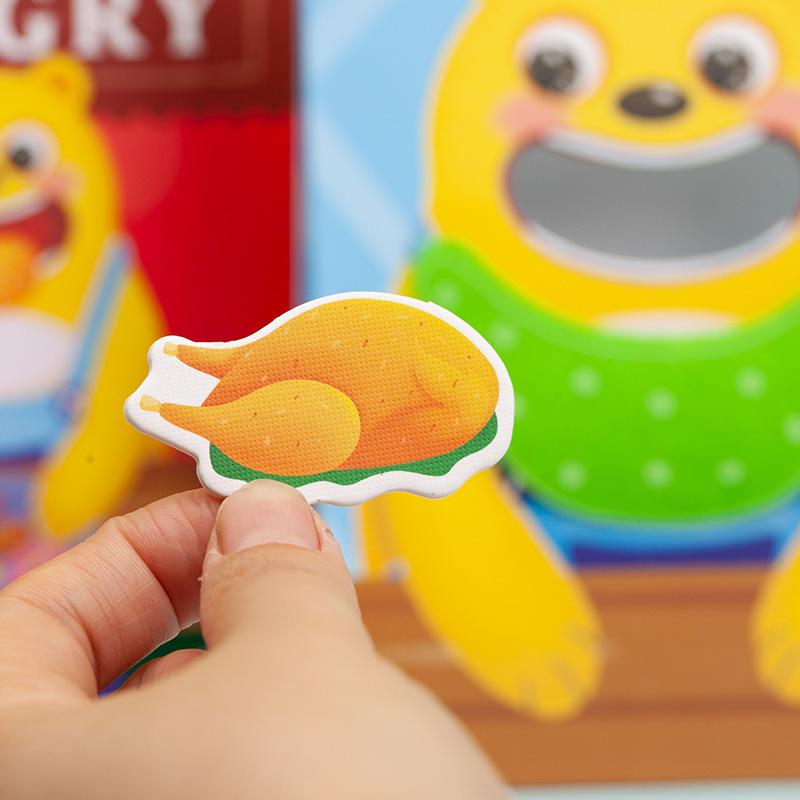 Wooden Children'S Simulation Playing House Feeding Game Exercise Hand-Eye Coordination Parent-Child Interaction Educational Toy