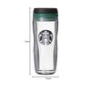 STARBUCKS tumbler tableware logo bottle 355ml color water