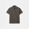 Men S Zip Up ShorT Sleeve Polo T ShirT TlTcm25521mud