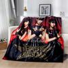 Ciepły drukowany koc Babymetal, koc do biura i salonu, flanelowy koc domowy, koc wielofunkcyjny