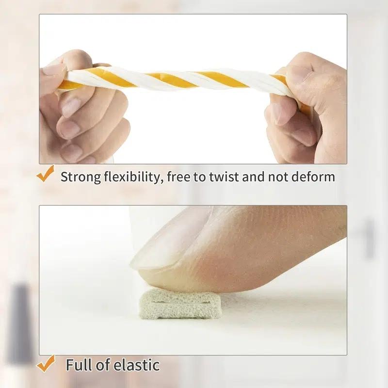 10M Self Adhesive Foam Tape Door Sealing Strip Noise Insulation Anti-Collision Window Gap Draught