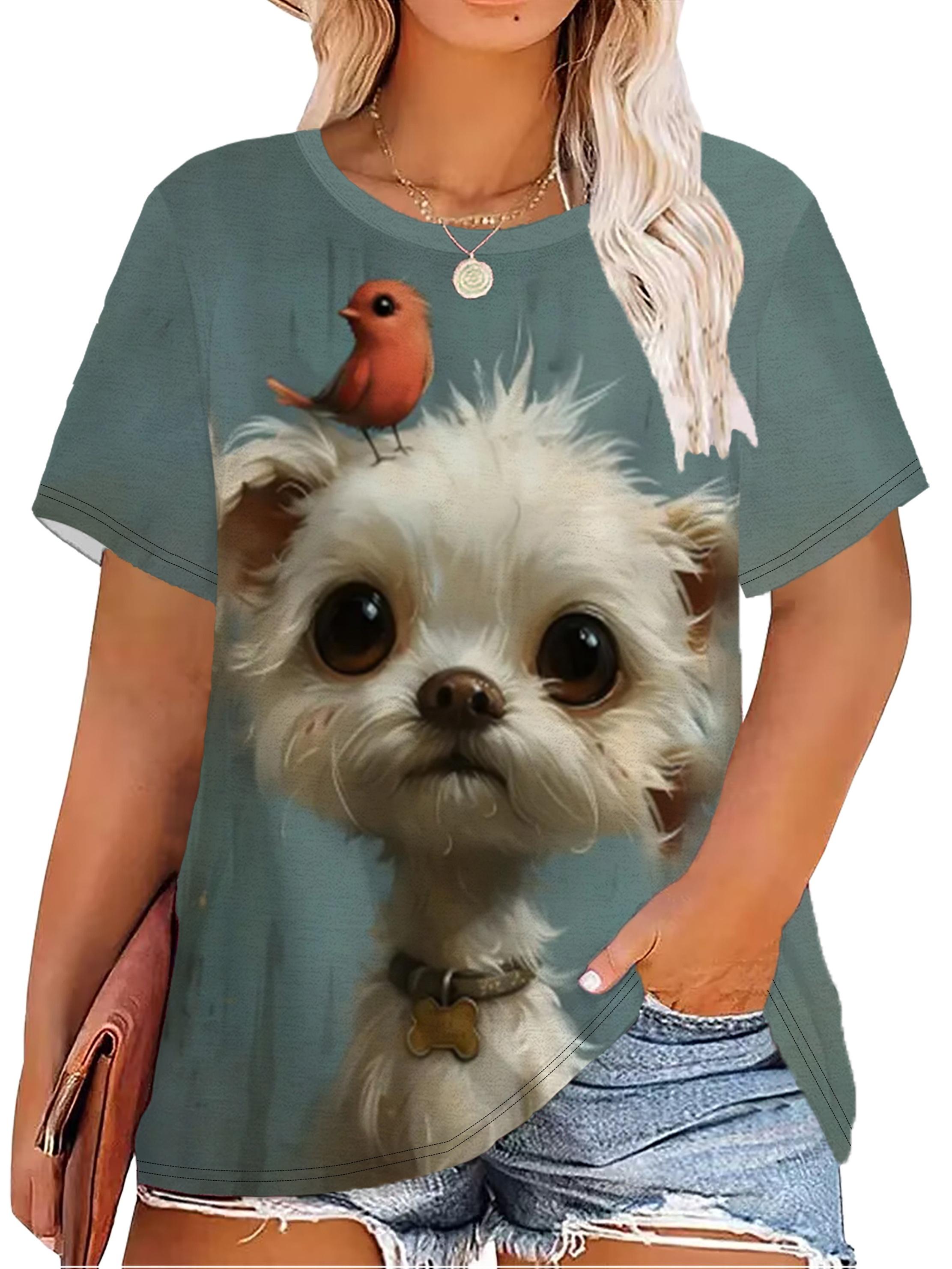 

Plus Size. Comfortable Casual Elegant Vacation Style Printed Plus Size Women s Round Neck Short Sleeve T-Shirt 2XL дубильная кора