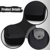 2 Pieces Office Chair Armrest Pads Easy Installation Universal Accessories PU with Mounting Holes
