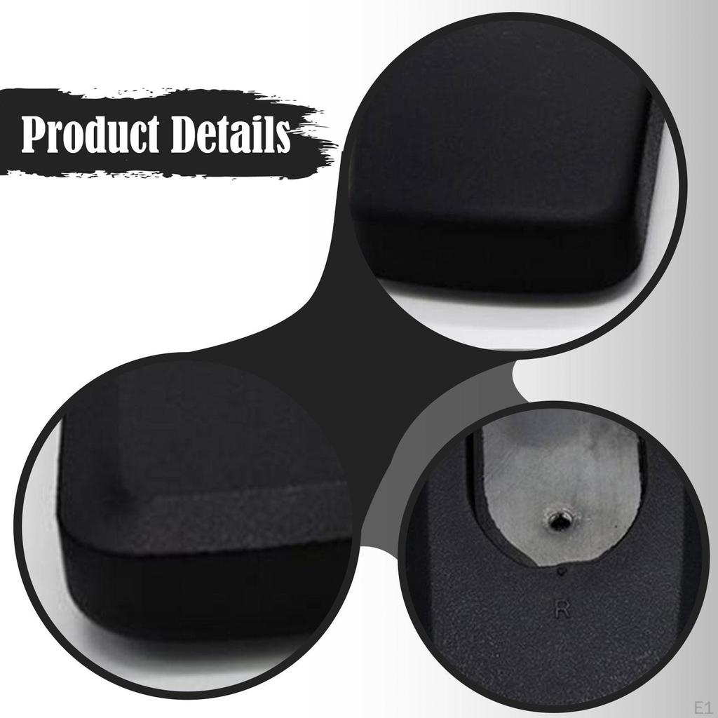 2 Pieces Office Chair Armrest Pads Easy Installation Universal Accessories PU with Mounting Holes