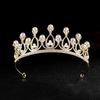 Gold Princess Wedding & Party Crown Headdress Hair Accessory