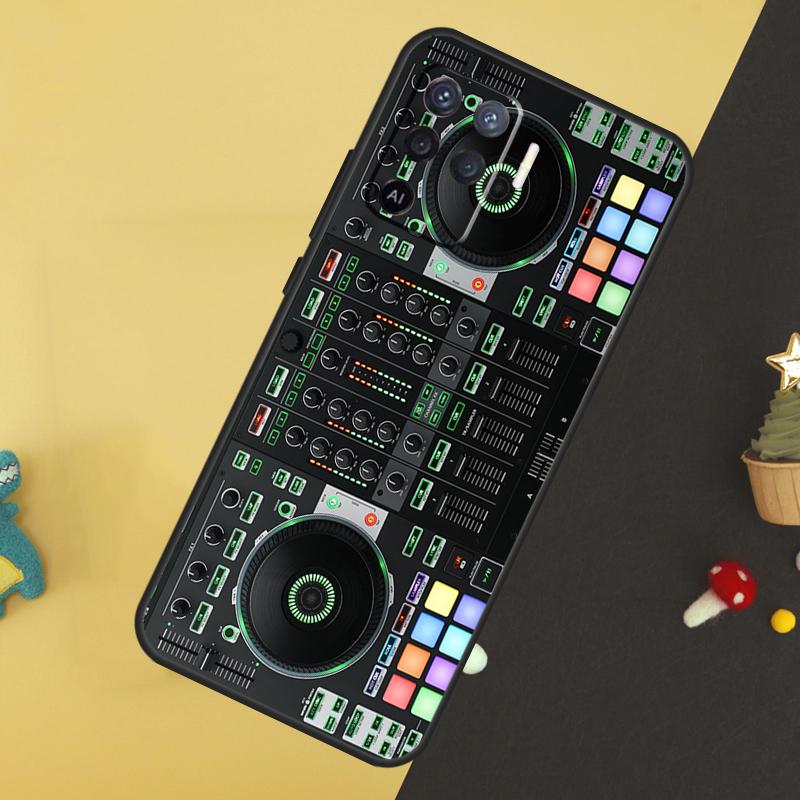 Electronic Music DJ Controller Mixer Case For Oppo A60 A80 A40 A15 A16 A17 A57 A94 A74 A54 A76 A96 A18 A38 A58 A78 A98 A5 A6 Pro