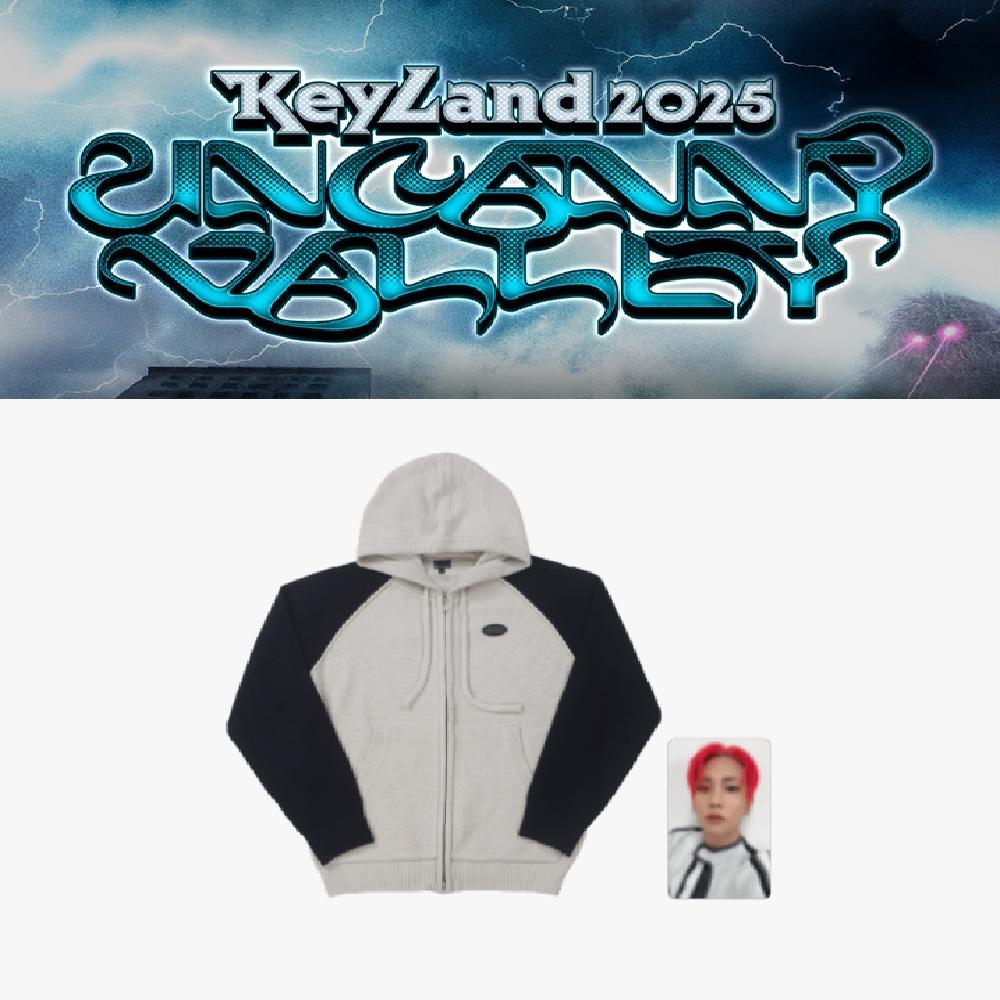 Pre-order SHINee 2025 KEY KEYLAND: Uncanny Valley Knit Zip-up Hoodie Set