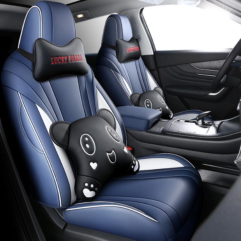 Venucia Big V Full Coverage Leather Car Seat Cover - All-Season Compatible