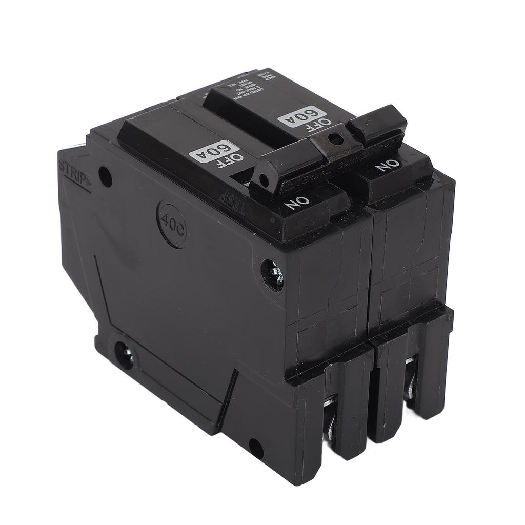 Plug in Circuit Breaker 60A 2P Electric Miniature Circuit Breaker for Home Apartment